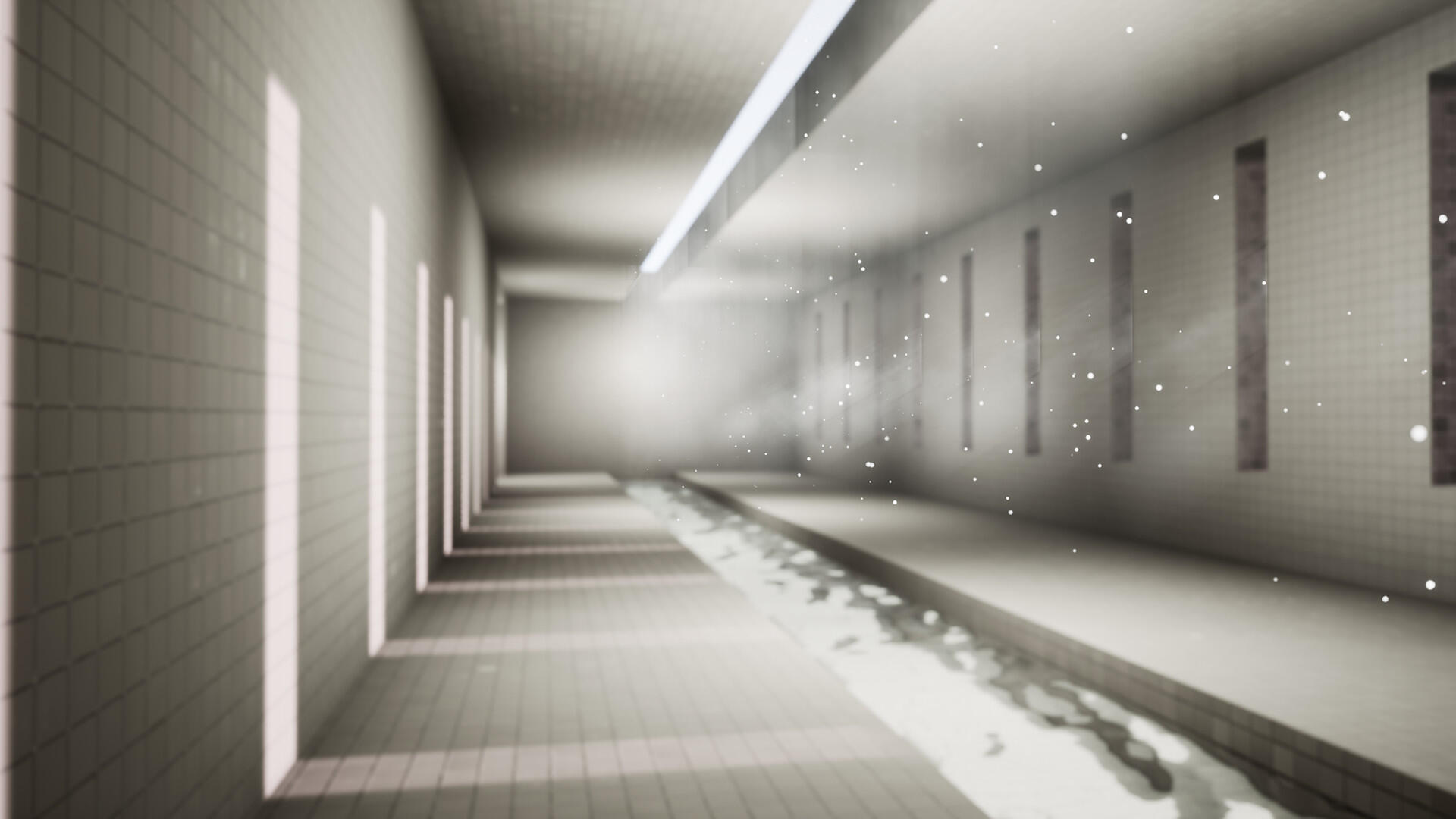 HD desktop wallpaper featuring graphics from the video game Escape the Backrooms, creating an immersive and eerie atmosphere.