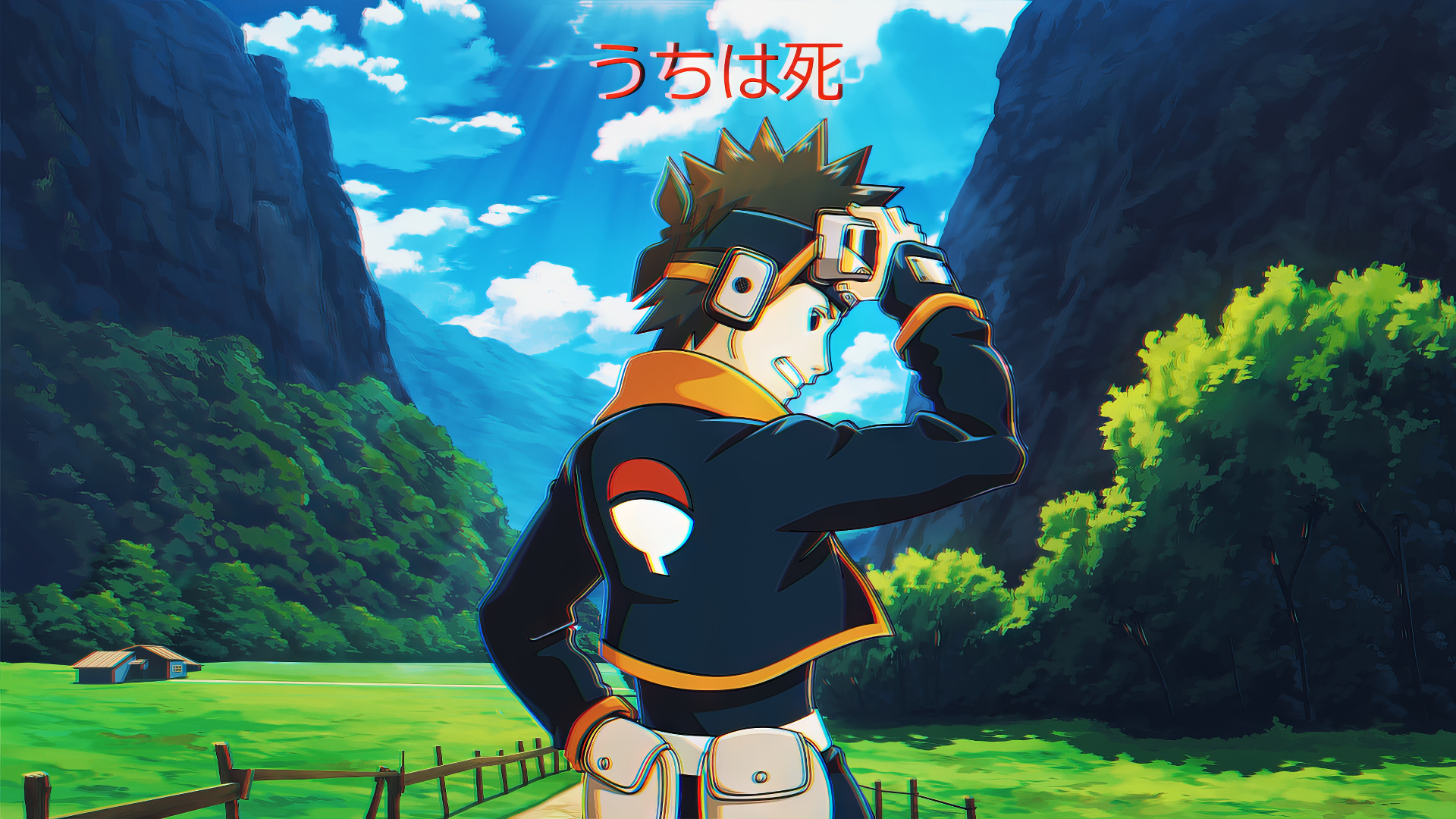 Anime-themed HD desktop wallpaper featuring Obito Uchiha from Naruto, showcasing vibrant colors and dynamic artwork that embodies the essence of the series.