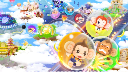 Super Monkey Ball Banana Rumble HD Desktop Wallpaper | Background Image