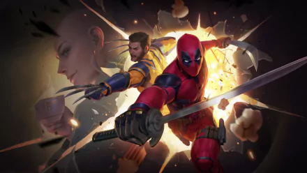 Deadpool & Wolverine HD Desktop Wallpaper | Background Image
