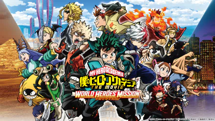 Anime My Hero Academia: World Heroes' Mission My Hero Academia HD Desktop Wallpaper | Background Image