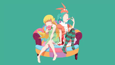  Shinobu and Yotsugi from Monogatari Series