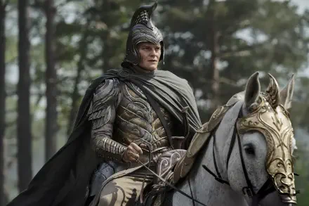 HD background featuring Ismael Cruz Córdova from the TV show The Lord of the Rings: The Rings of Power. A stunning visual for fans of the series.