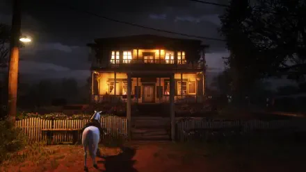  RDR2 Night Wallpaper