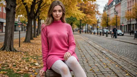 Autumn woman HD Desktop Wallpaper | Background Image