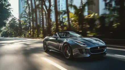 Jaguar F-Type R Convertible Jaguar (Car) car HD Desktop Wallpaper | Background Image