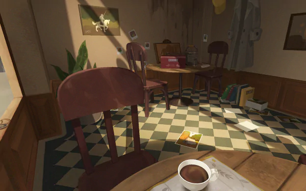 HD desktop wallpaper featuring artwork from the video game The Star Named EOS. The image functions well as a high-quality background.