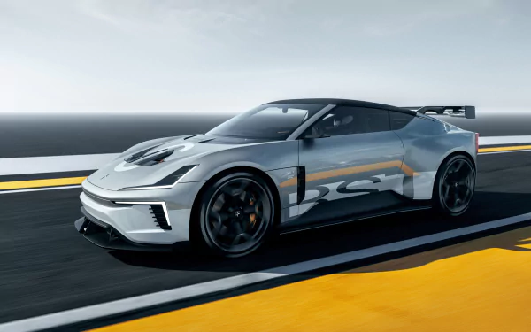 HD desktop wallpaper featuring the Polestar 6 car.