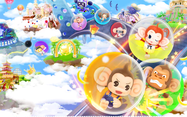 Super Monkey Ball Banana Rumble HD Desktop Wallpaper | Background Image