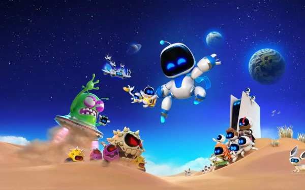 Download Astro Bot Rescue Mission 4k Ultra HD Wallpaper