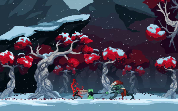 HD wallpaper from the video game Death's Gambit: Afterlife, featuring rich visuals that capture the game's dark and captivating atmosphere.