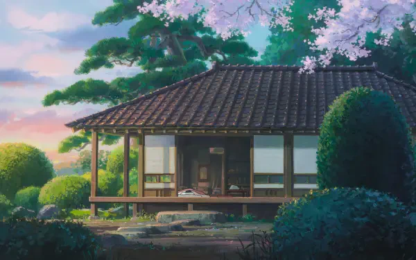 A stunning HD desktop wallpaper featuring imagery from Studio Ghibli's anime film The Wind Rises, capturing its whimsical and artistic essence.