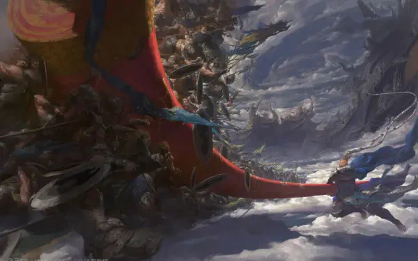 A dynamic HD desktop wallpaper featuring Sun Wukong, the legendary Monkey King, showcasing vibrant colors and intricate details for an eye-catching background.