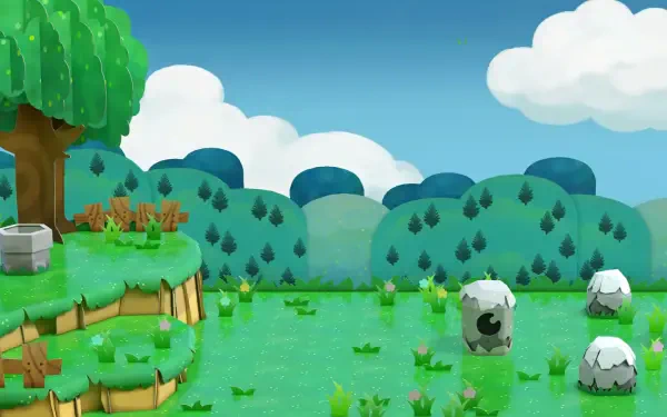 Paper Mario: The Thousand-Year Door (2024) HD Desktop Wallpaper | Background Image