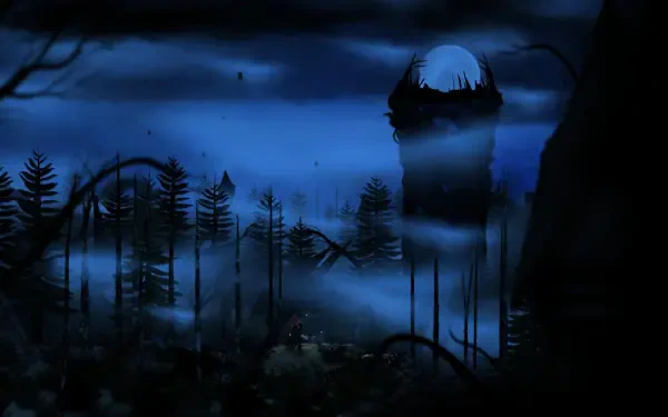 HD PC desktop wallpaper featuring art from the video game Perennial Order, showcasing vibrant visuals and immersive design elements.