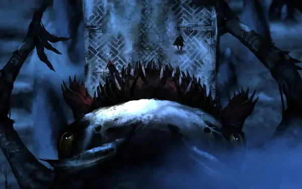 HD wallpaper featuring artwork from the video game Perennial Order, showcasing vibrant visuals and immersive elements for an engaging desktop background.