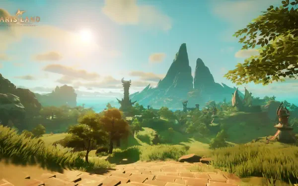 video game Tarisland Ancash Canyon HD Desktop Wallpaper | Background Image