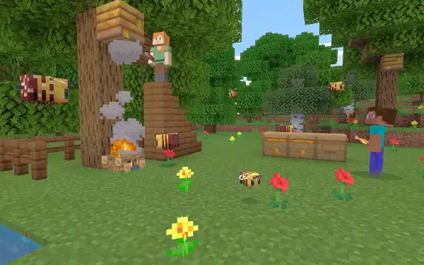 Minecraft Steve (Herobrine Minecraft) Alex (Minecraft) HD Desktop Wallpaper | Background Image