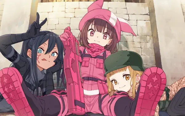  Pitohui, LLENN, and Miyu