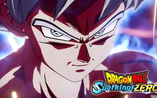 Goku in Ultra Instinct form, featured in the video game DRAGON BALL: Sparking! ZERO. A striking 4K Ultra HD wallpaper showcasing dynamic character art.