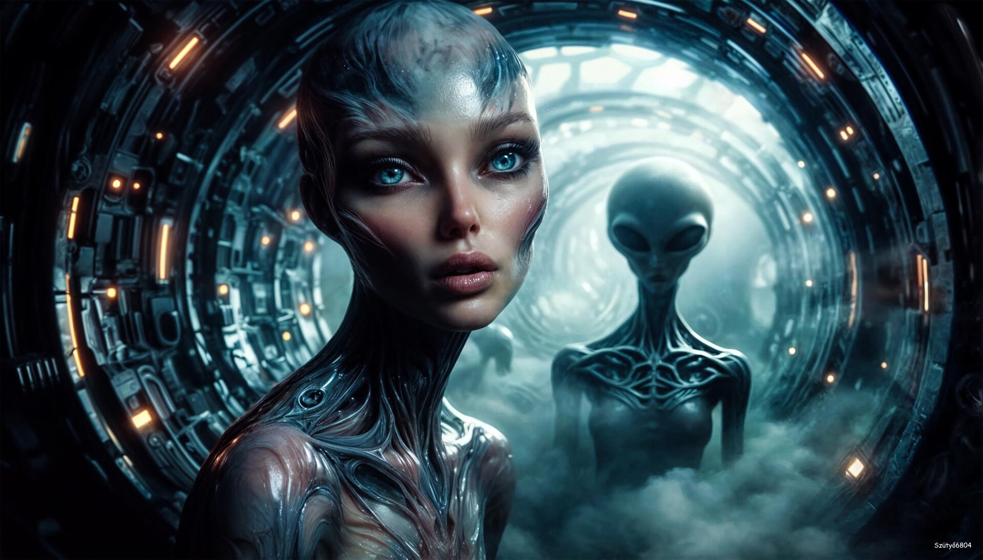 Alien girl by szutyo684@gmail.com