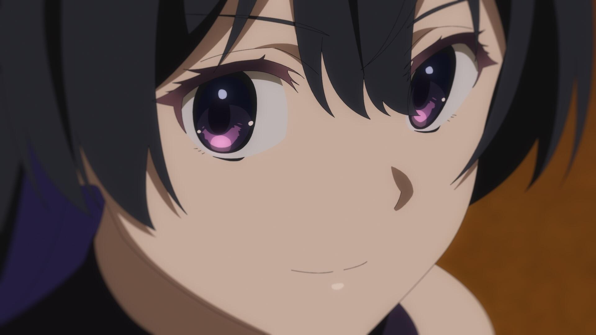 A close-up of a character with short black hair and expressive eyes, featuring a subtle smile. This image is styled as a high-definition anime wallpaper, tagged as Unnamed Memory.