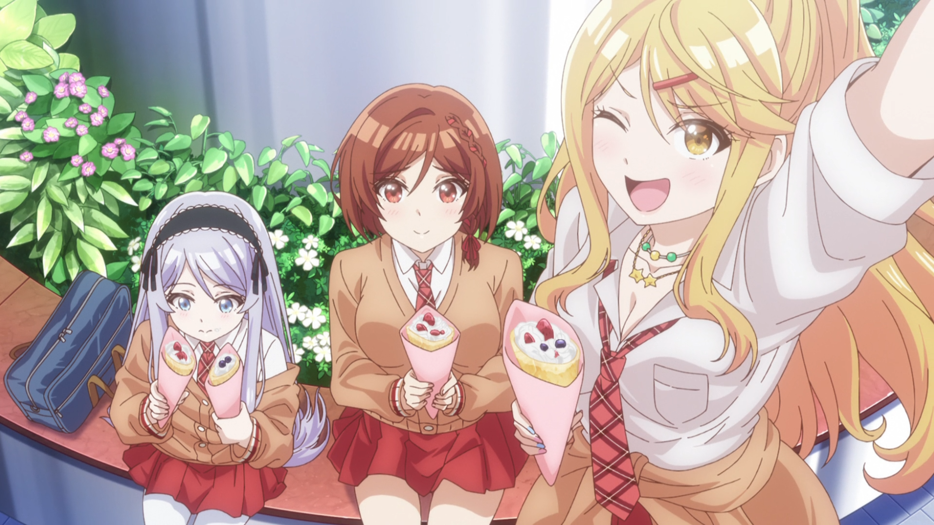 Download Anime I'm Getting Married To A Girl I Hate In My Class Akane Sakuramori Himari Ishikura Shisei Houjou HD Wallpaper