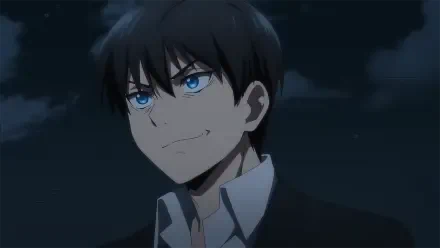 A detailed HD wallpaper featuring Kei from Touhai: Ura Rate Mahjong Touhai Roku, showcasing his confident expression against a dark background.