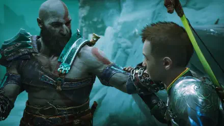 God of War Kratos (God Of War) Atreus (God Of War) HD Desktop Wallpaper | Background Image