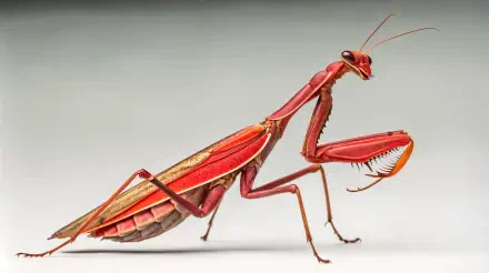 praying mantis mantis insect red macro photography HD Desktop Wallpaper | Background Image