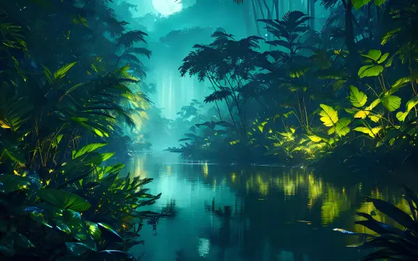 forest nature landscape HD Desktop Wallpaper | Background Image