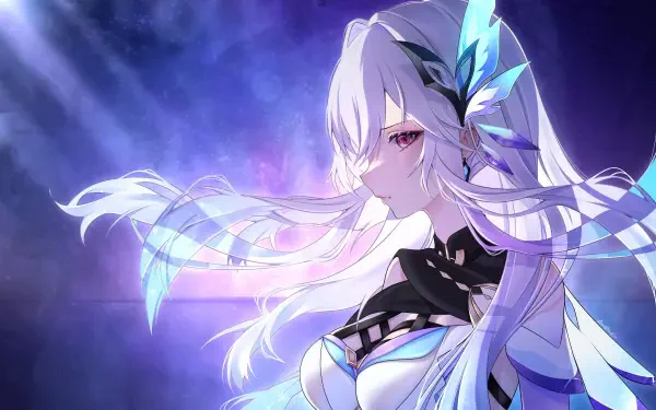 Skirk (Genshin Impact) Genshin Impact girl video game HD Desktop Wallpaper | Background Image