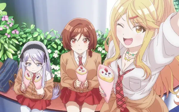 Anime I'm Getting Married to a Girl I Hate in My Class Akane Sakuramori Himari Ishikura Shisei Houjou HD Desktop Wallpaper | Background Image