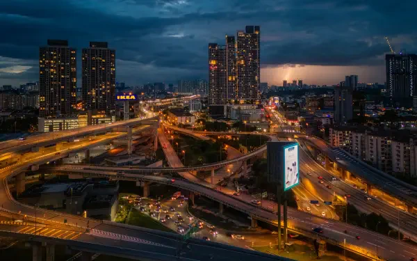 city night HD Desktop Wallpaper | Background Image