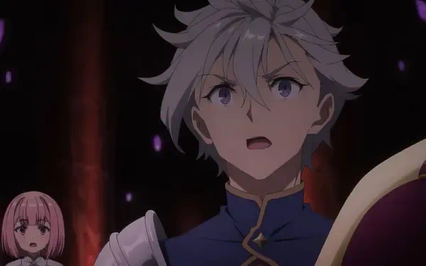 Anime-themed HD desktop wallpaper from I May Be a Guild Receptionist But I'll Solo Any Boss to Clock Out on Time, featuring characters in a dynamic scene.