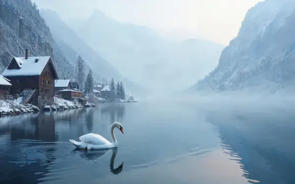 landscape snow HD Desktop Wallpaper | Background Image