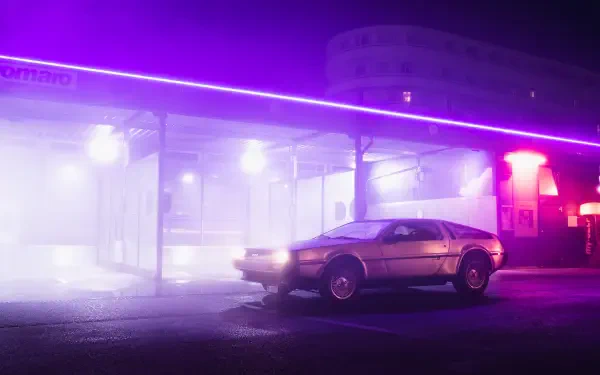 DMC DeLorean car HD Desktop Wallpaper | Background Image