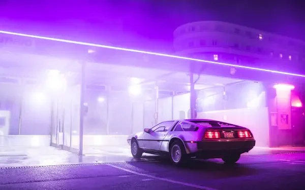 DMC DeLorean car HD Desktop Wallpaper | Background Image