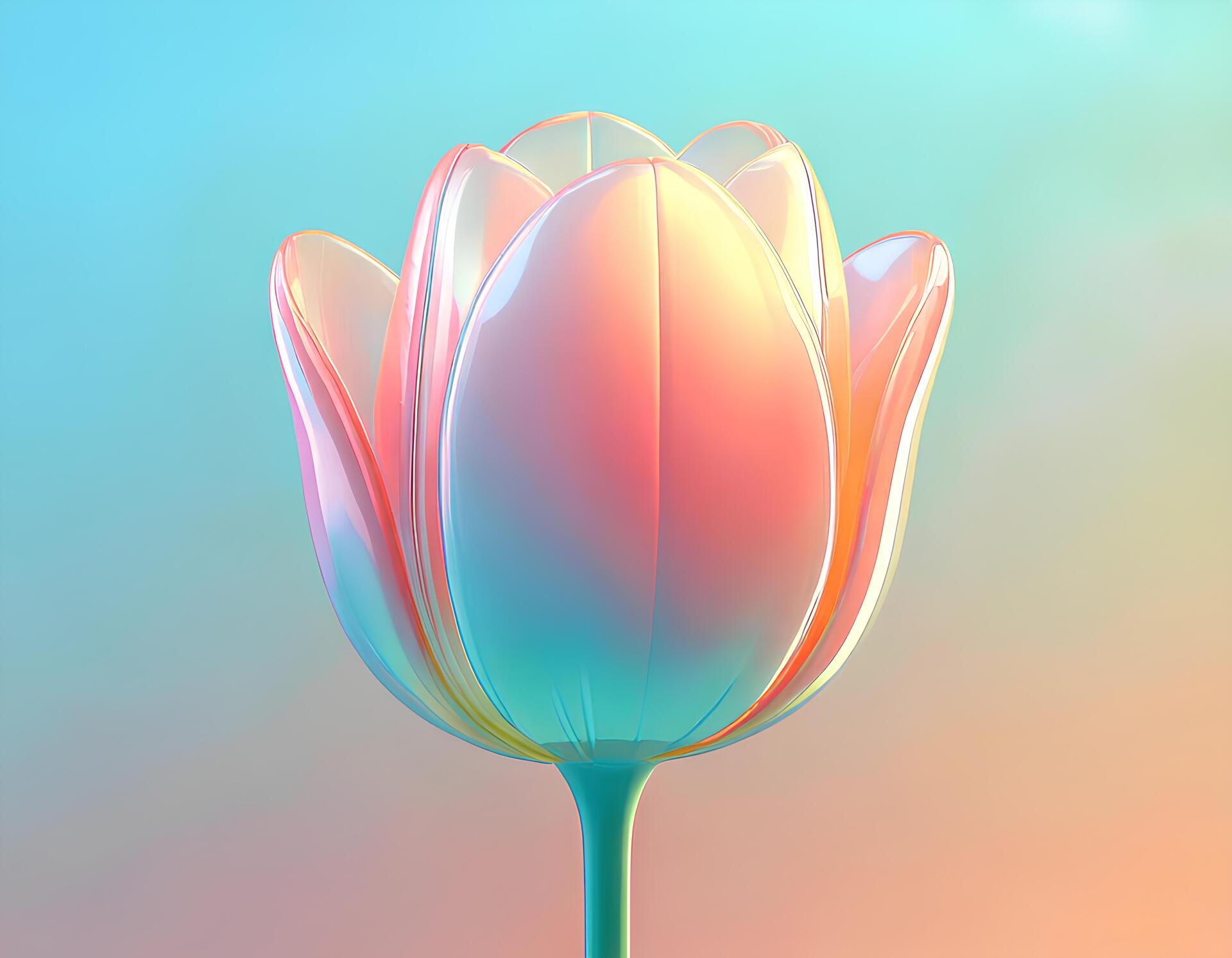 Tulip flower by rahulsaini1991