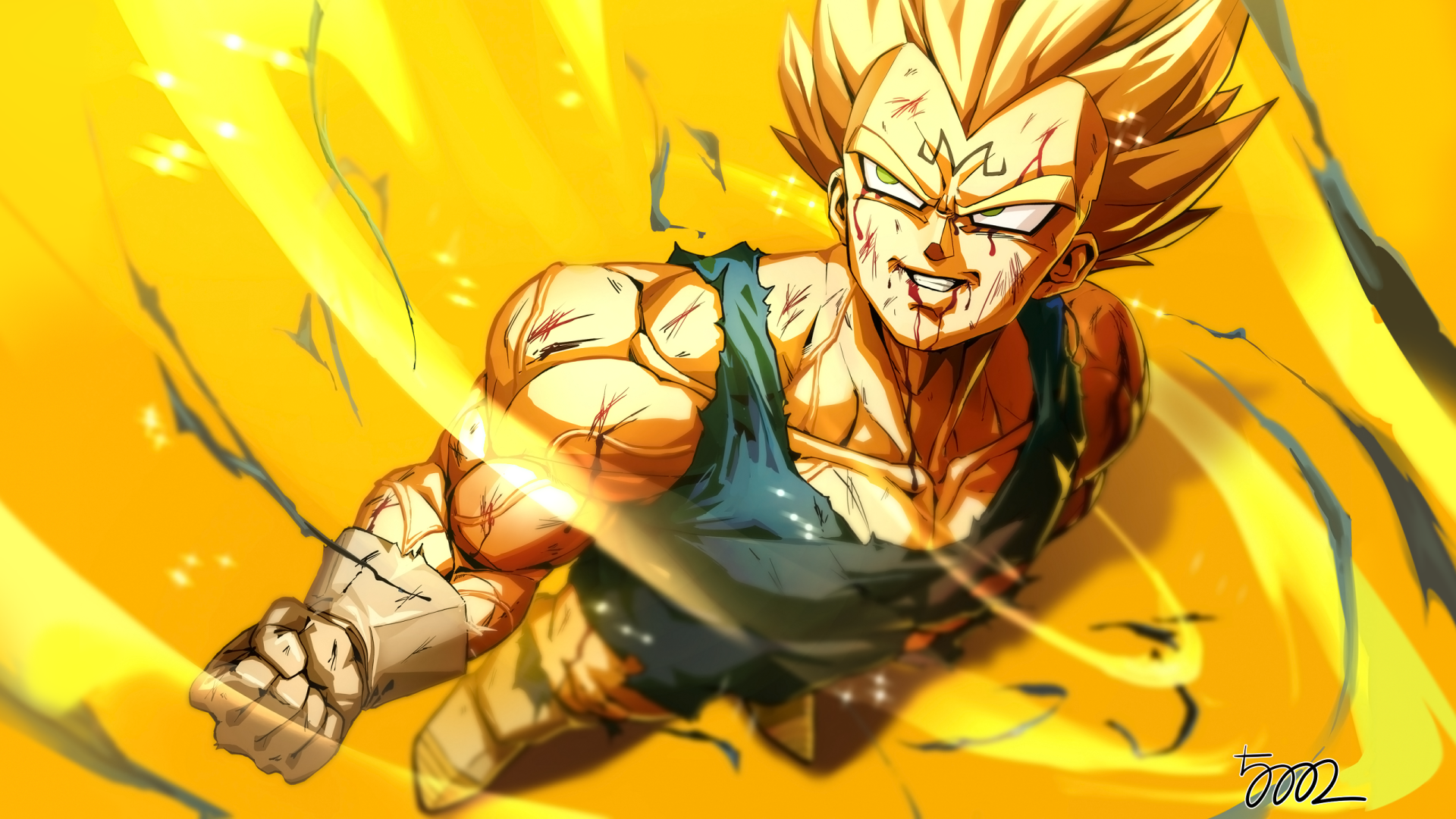 Download Anime Dragon Ball Z Vegeta (Dragon Ball) Anime Boy Majin Vegeta HD Wallpaper
