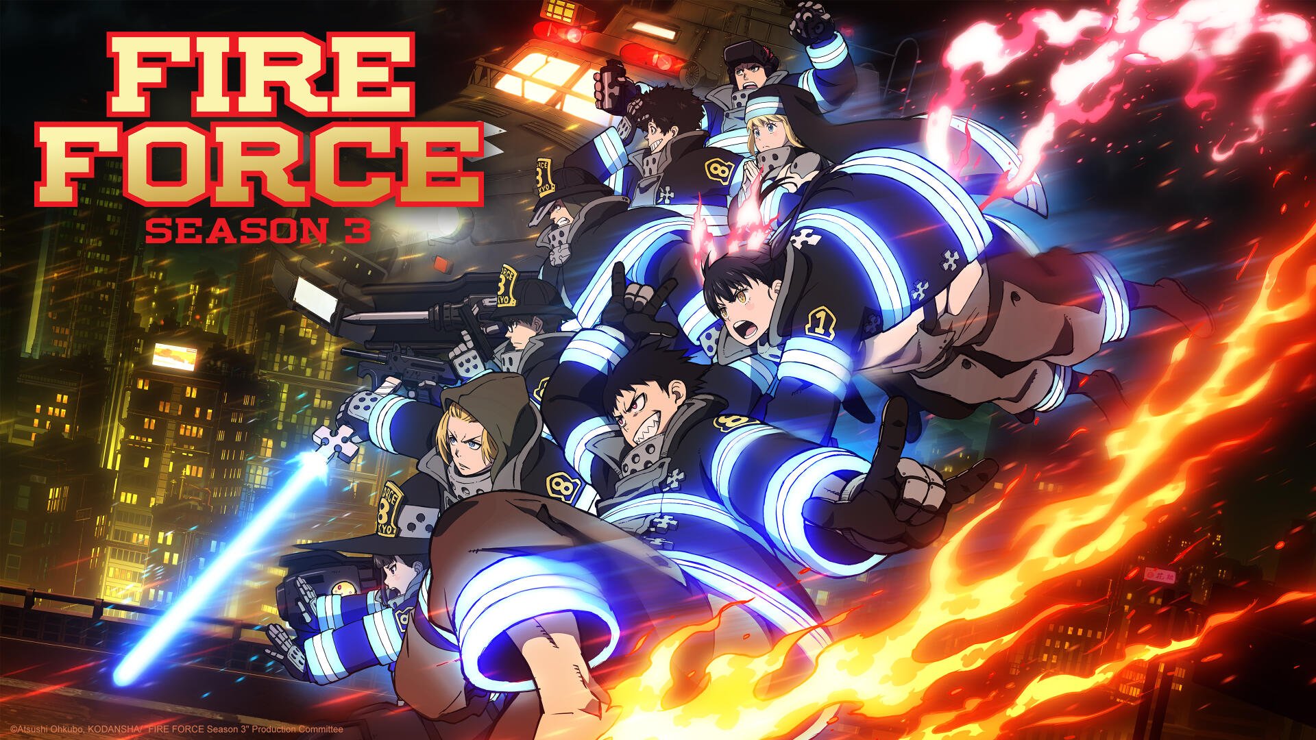 Download Fire Force 4k Ultra HD Wallpaper