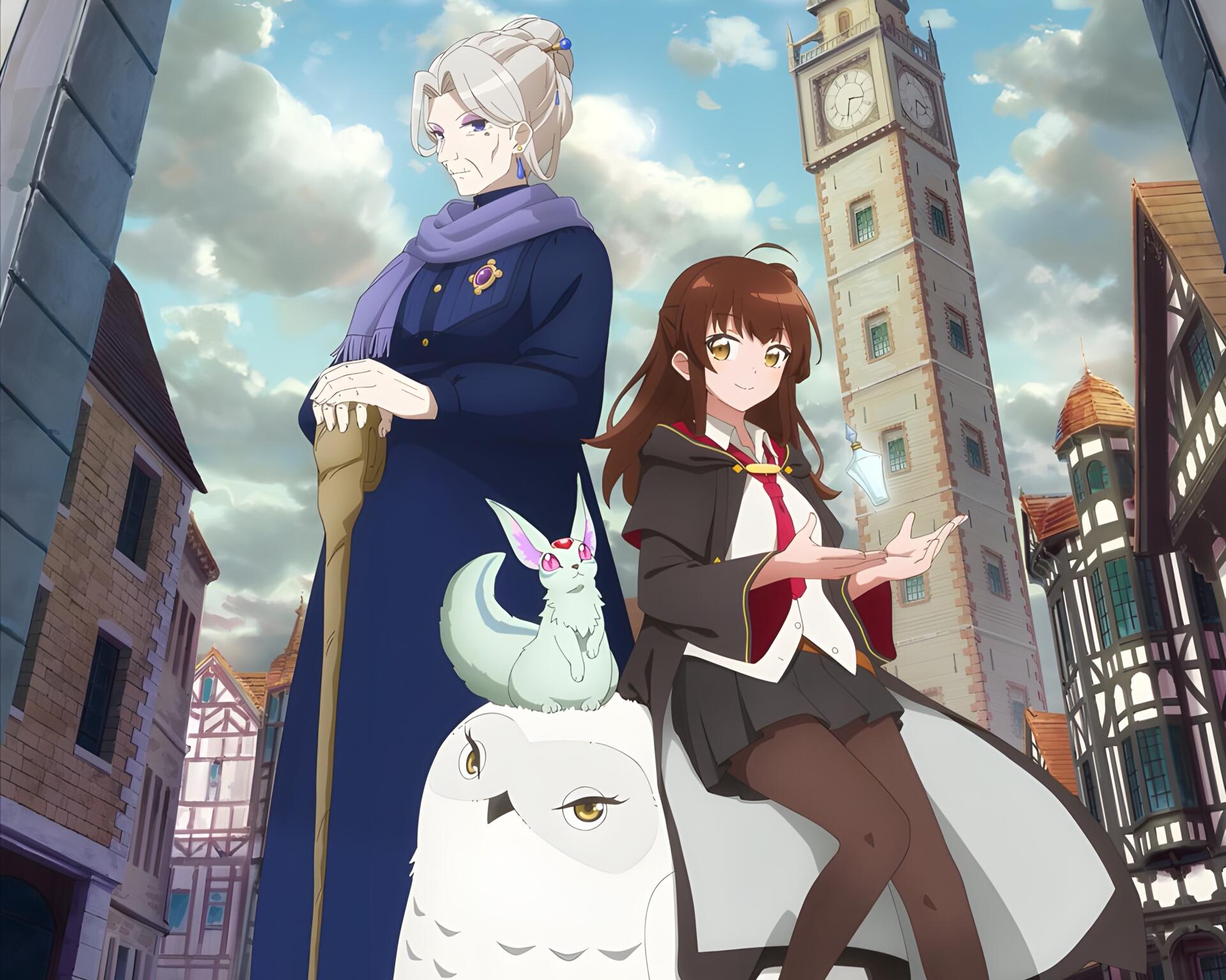 Download Anime Once Upon A Witch's Death Meg Raspberry HD Wallpaper