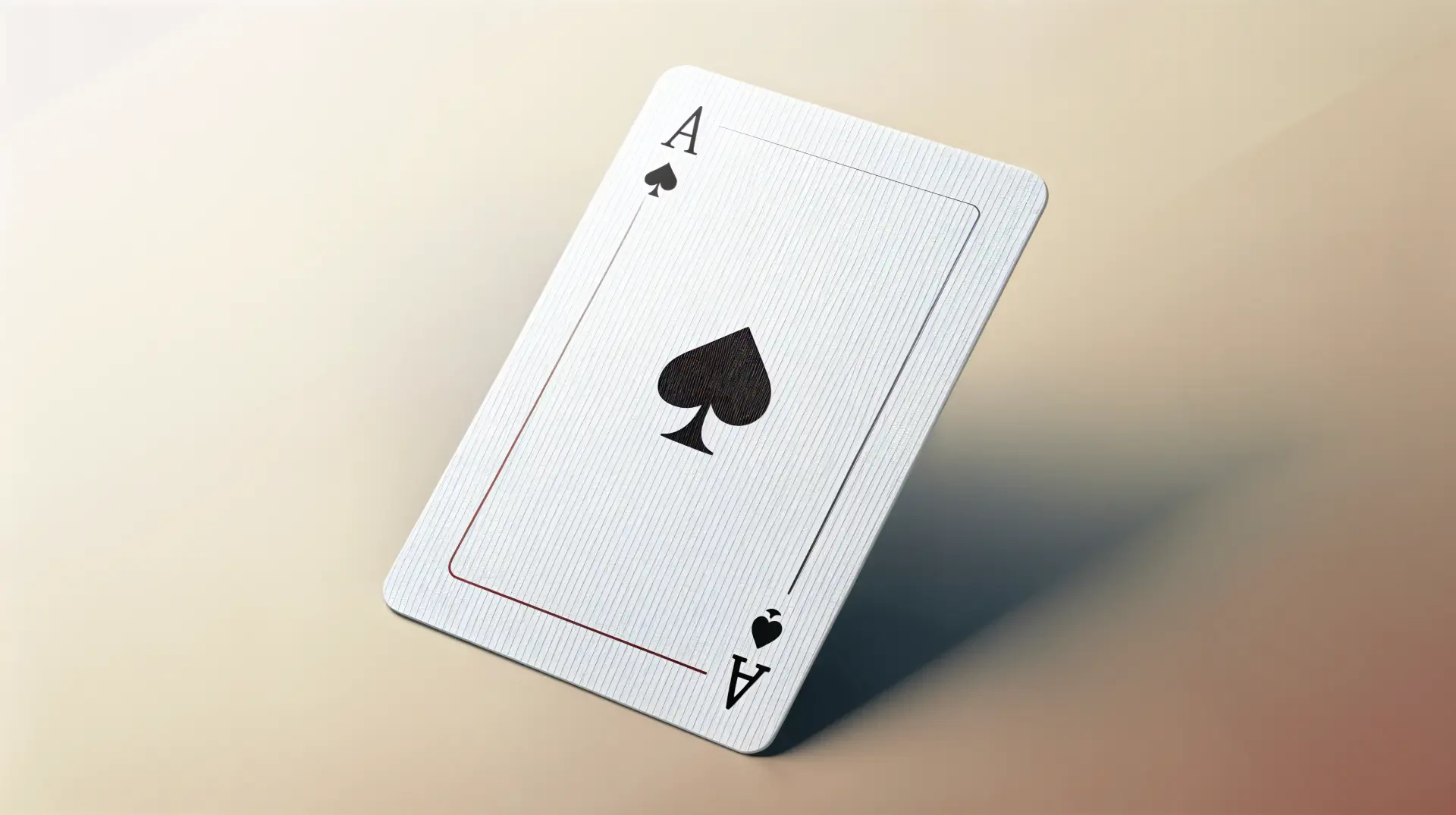 A 4K Ultra HD image of the Ace of Spades playing card, featured as a PC desktop wallpaper with a clean, minimalist background.