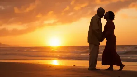 AI Art Romantic HD Desktop Wallpaper | Background Image