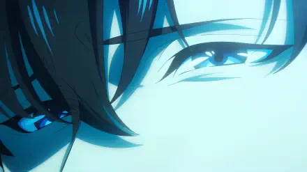 Close-up of Sung Jin-Woo from Solo Leveling: ReAwakening, shown in detailed 4K Ultra HD anime style, featured in Solo Leveling: ARISE wallpaper.