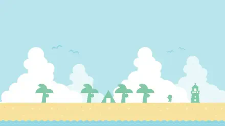 Animal Crossing: New Horizons HD Desktop Wallpaper | Background Image