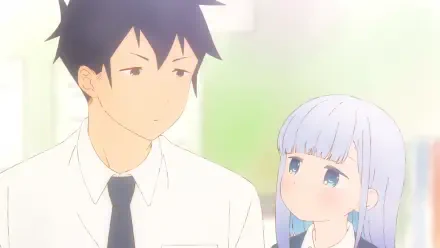 Anime Aharen-san Is Indecipherable Reina Aharen Raidou Matsuboshi HD Desktop Wallpaper | Background Image