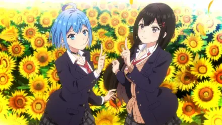 Anime Can a Boy-Girl Friendship Survive? Rion Enomoto Himari Inuzuka HD Desktop Wallpaper | Background Image