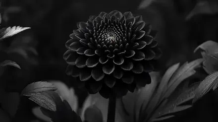 A detailed close-up of a dark, textured flower in sharp 4K Ultra HD quality, making it a striking PC desktop wallpaper and background.