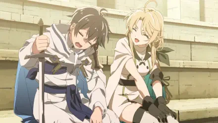 Anime The Water Magician Ryou (The Water Magician) Sara (The Water Magician) HD Desktop Wallpaper | Background Image